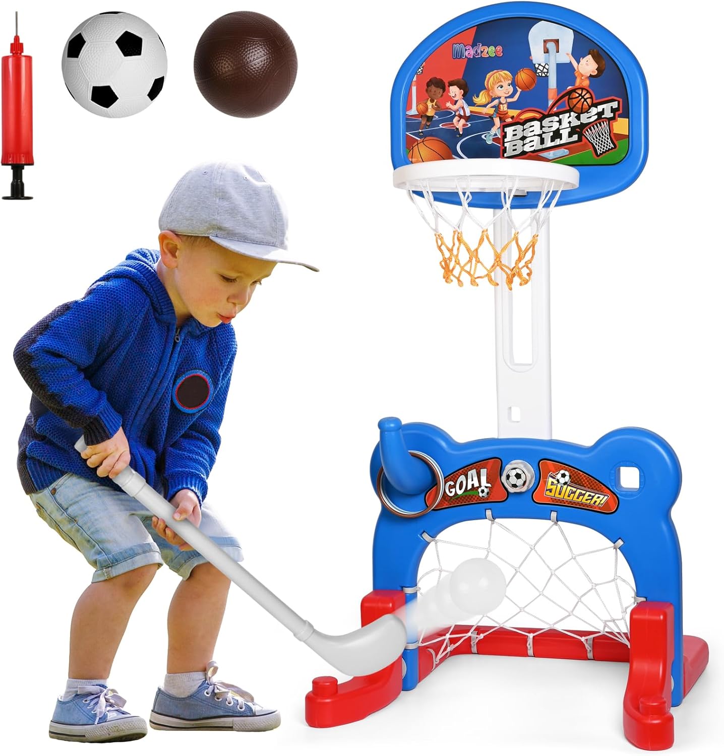 Madzee Kids 4-in-1 Sports Center