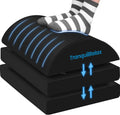 Foot Rest for Under Desk at Work - Ergonomic Adjustable Foot Stool