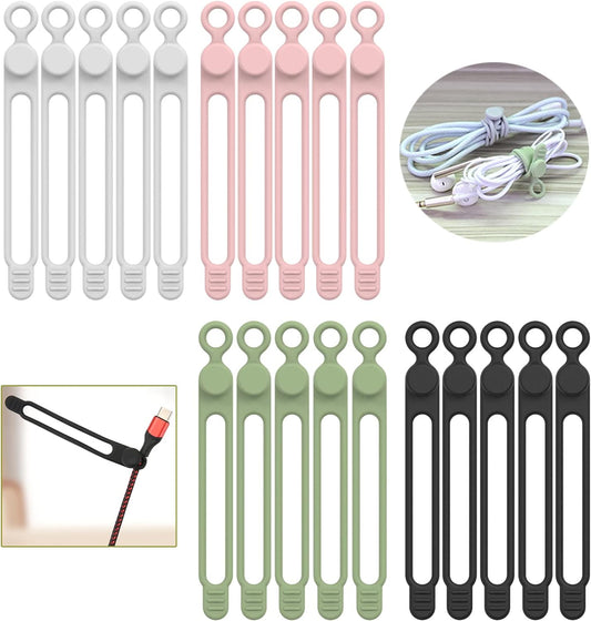 UMUST Silicone Cable Ties - Organize with Ease!