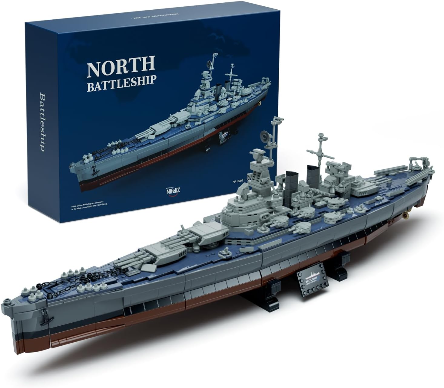 Nifeliz North Battleship Military Building Set for Adults