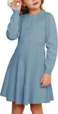 Charming long sleeve ruffle dress for girls by GRACE KARIN