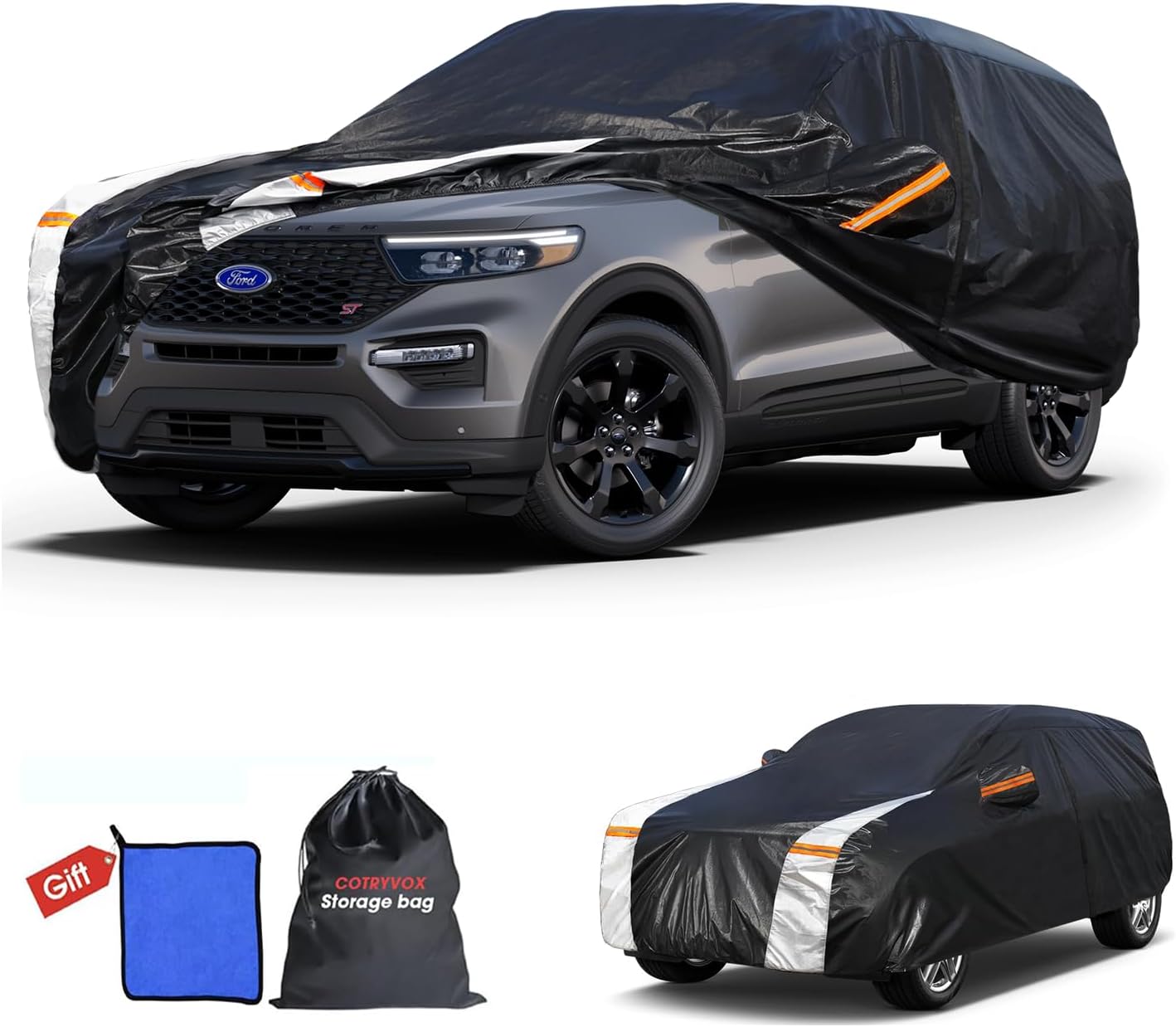 Ford Explorer Car Cover 100% Waterproof All Weather Protection