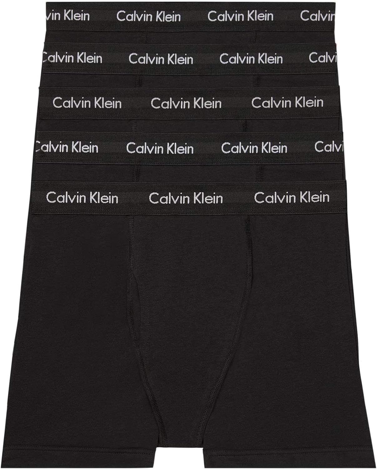 Calvin Klein Men's Cotton Stretch 5-Pack Boxer Briefs for Comfort