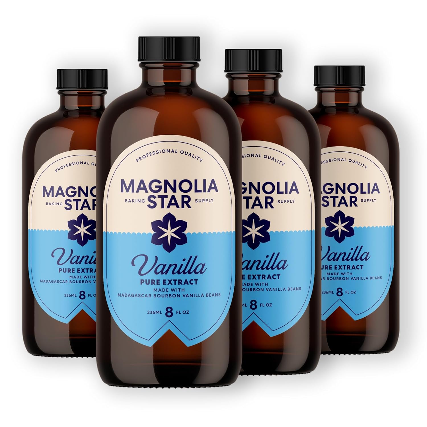 Magnolia-Star Pure Vanilla Extract for Delicious Baking Needs