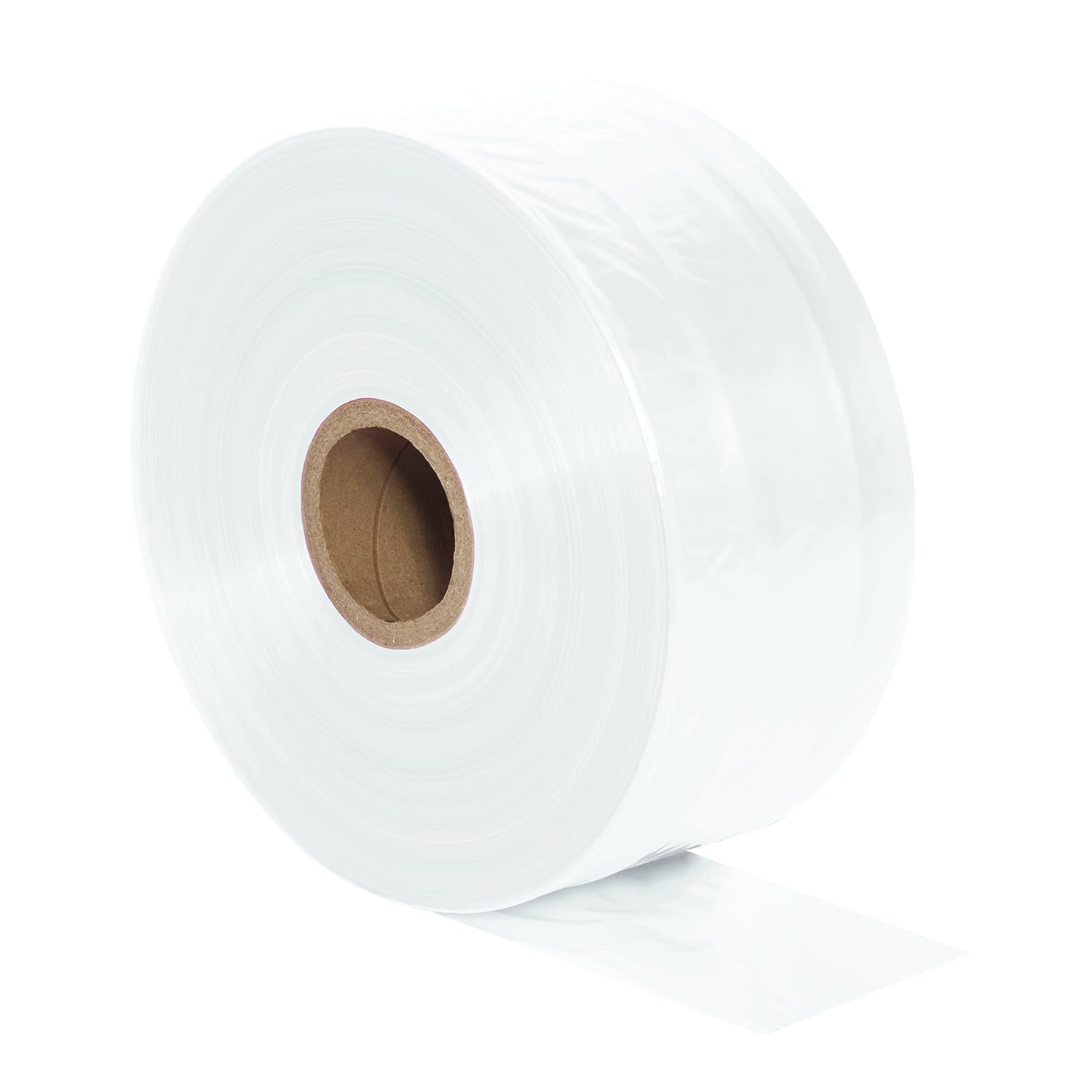 Aviditi Poly Tubing Roll for Custom Sized Poly Bags, 3 in x 1075 ft