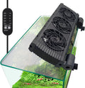 Aquarium Chillers Fan - Fish Tank Cooling Fan with 5 Speeds & Timer
