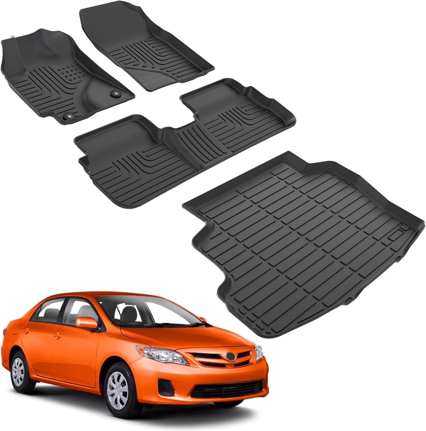 Custom Fit Toyota Corolla Floor Mats for All Weather Protection