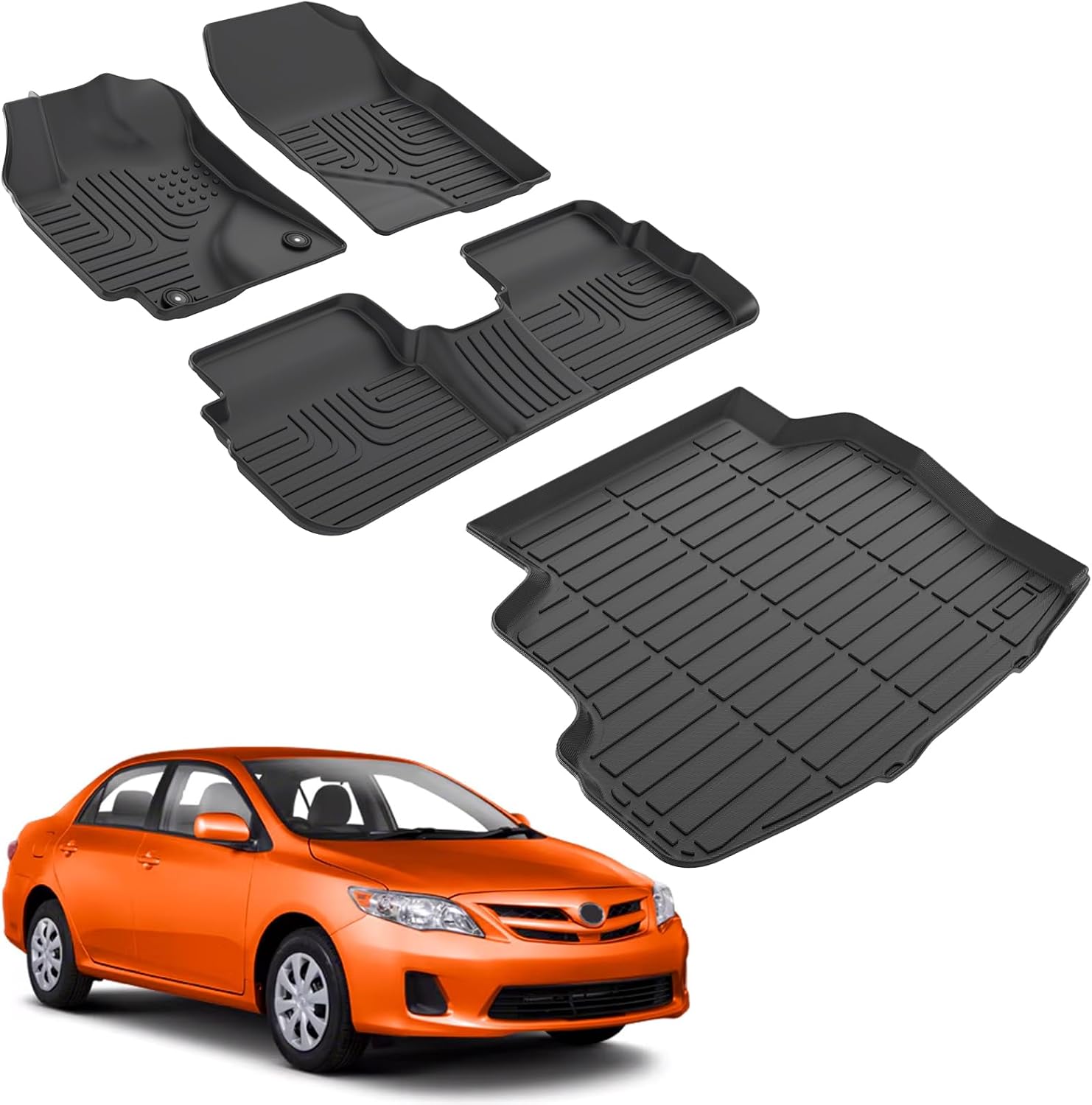 Custom Fit Toyota Corolla Floor Mats for All Weather Protection
