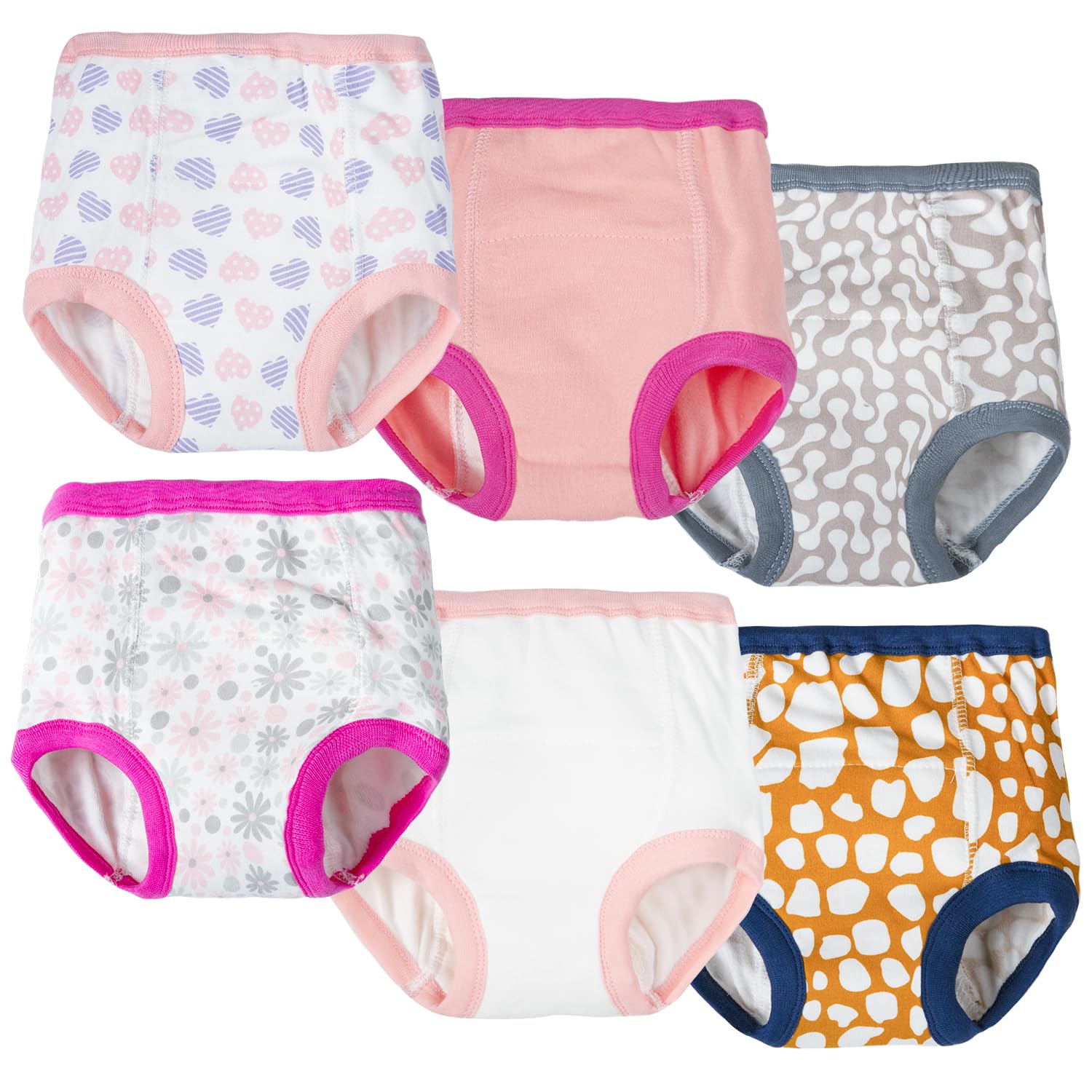 Joyo roy 6Pc Toddler Training Underwear - Comfort & Protection