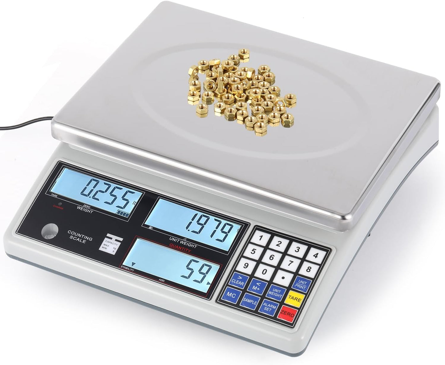 Bonvoisin Industrial Counting Scale for Parts and Coins 30kg