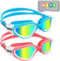 OMID Kids Swim Goggles P2 Mini 2 Packs - Polarized Comfort for Ages