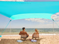 WEKAPO Beach Shade Canopy 7x7 ft - Stable UPF 50+ Sun Shelter