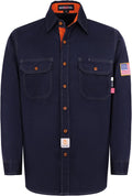 BOCOMAL FR Shirts for Men Flame Resistant Welding Shirt - Lightweight