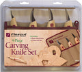 Wood Carving Knife Set 4 Piece KN100 - Razor Sharp Starter Kit