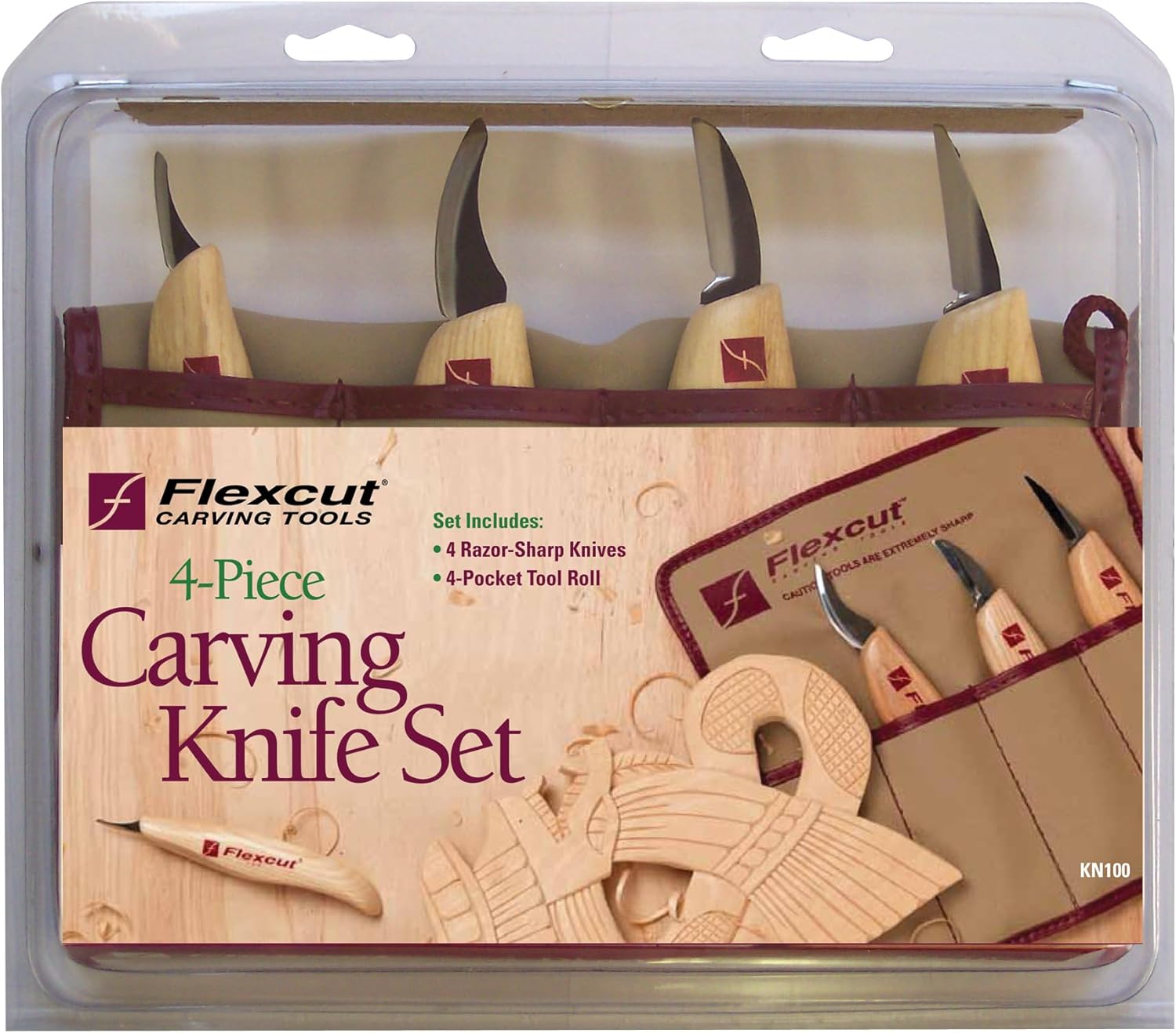 FLEXCUT Wood Carving Tools Set for Beginners and Experts