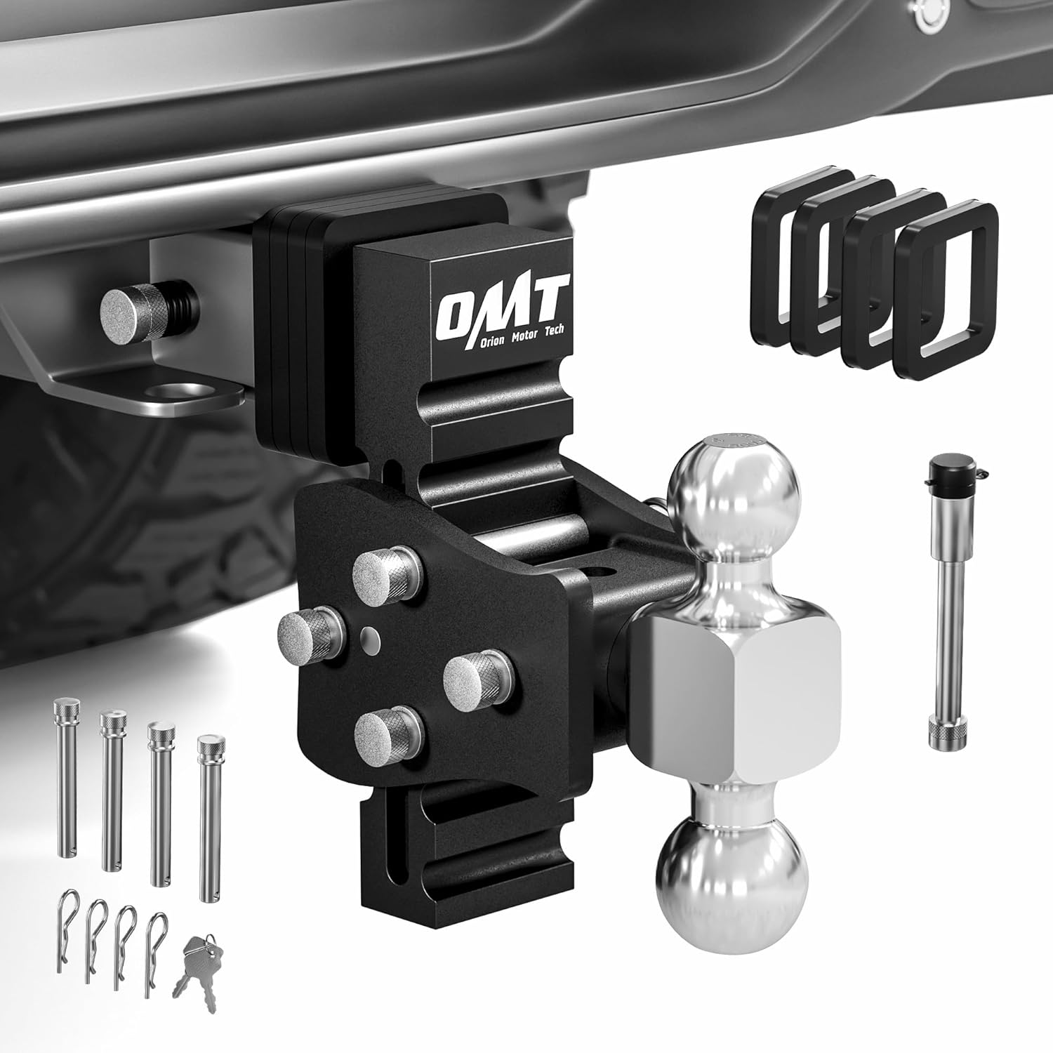 Orion Motor Tech Adjustable Trailer Hitch for Class V Vehicles