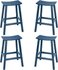 Durable Weatherproof Bar Stools Set of 4 for Indoor and Outdoor Use