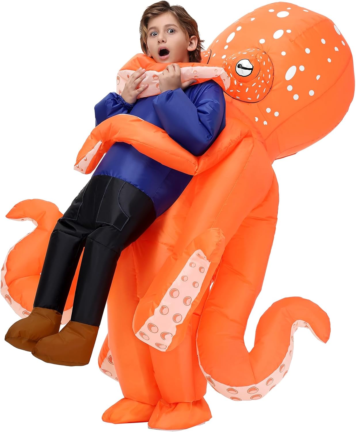 Inflatable Costume Octopus for Kids - Fun Halloween Outfit