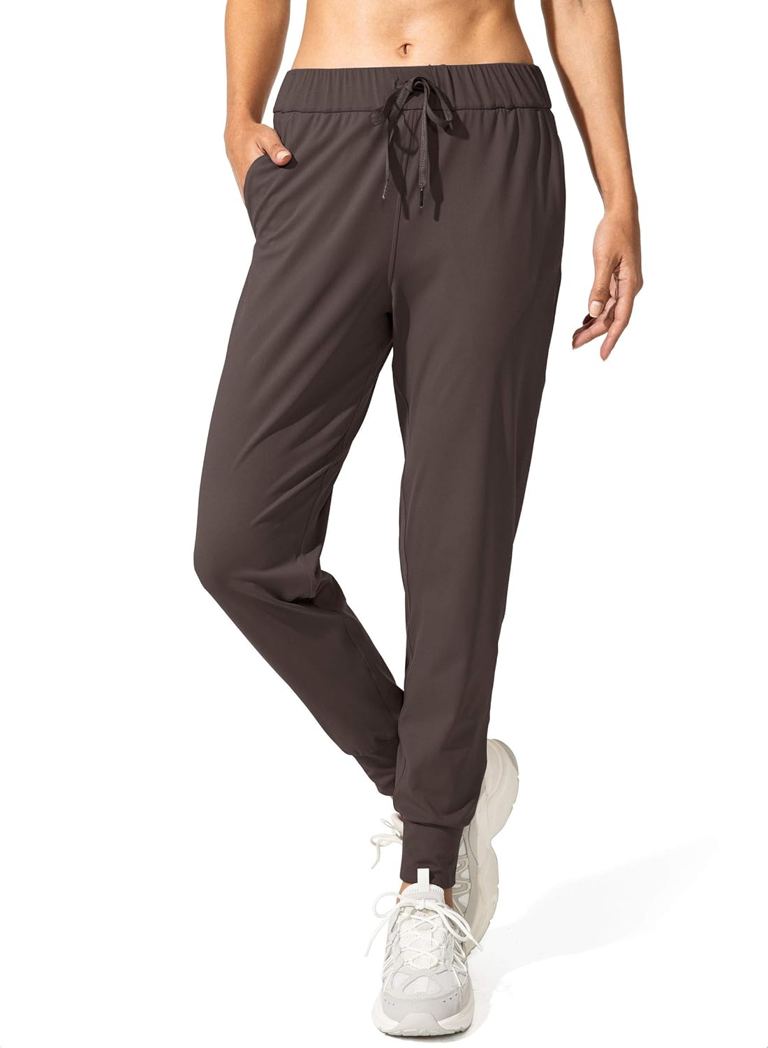SANTINY Women's Joggers Pants with Pockets for Running and Lounge