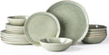 Ceramic Dinnerware Set for 6 - Handmade Reactive Glaze Stoneware