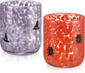 Halloween Icon Juice Glasses 2-Pack - Festive Stemless 16oz Set