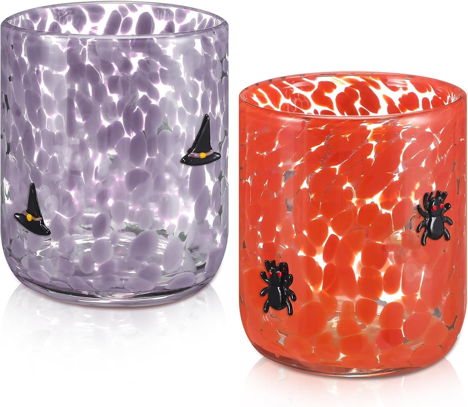 Skylety Halloween Icon Juice Glasses for Festive Fall Parties