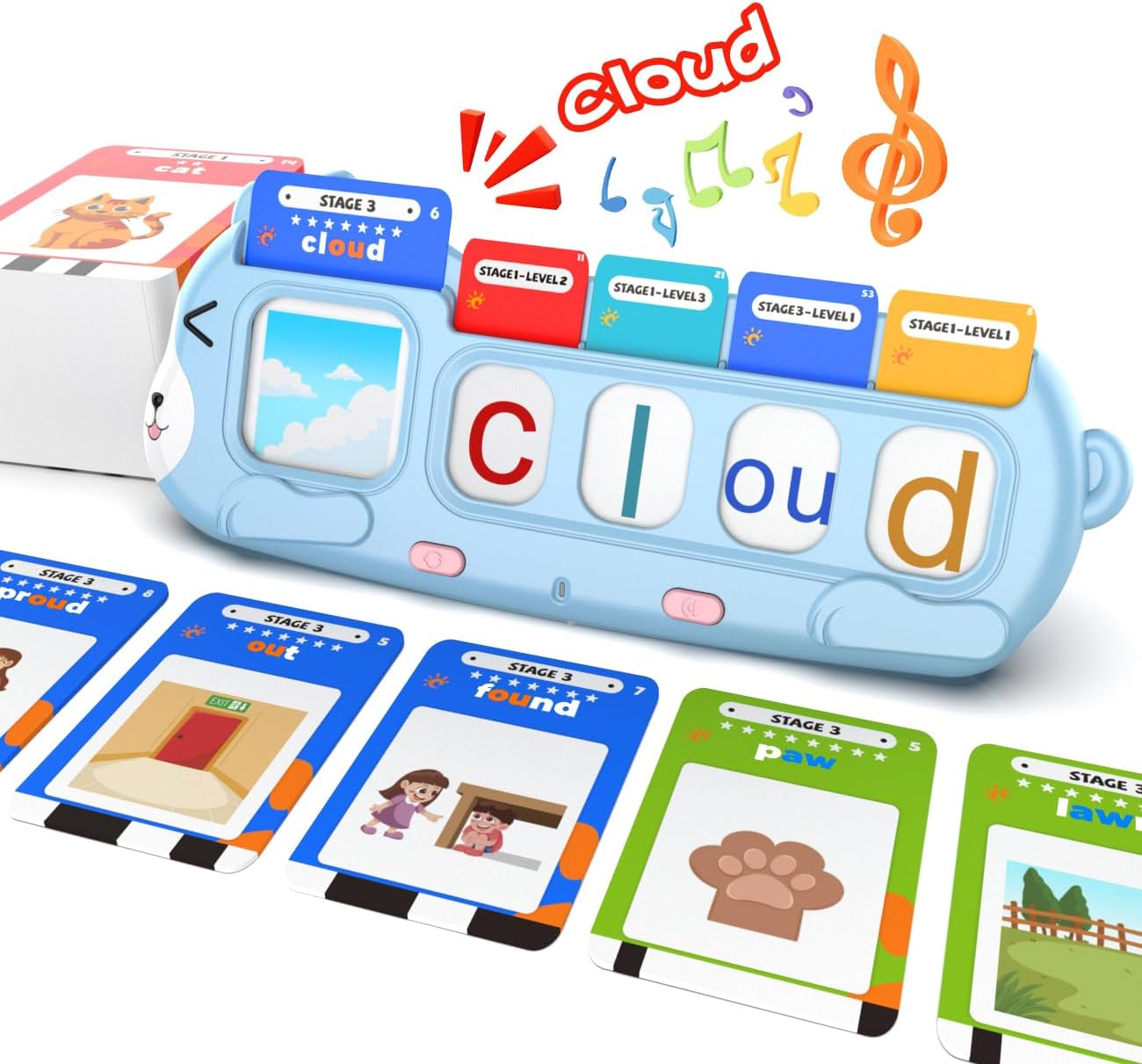 QuTZ Phonics Learning Toy for Kids - Flash Cards & Math Games