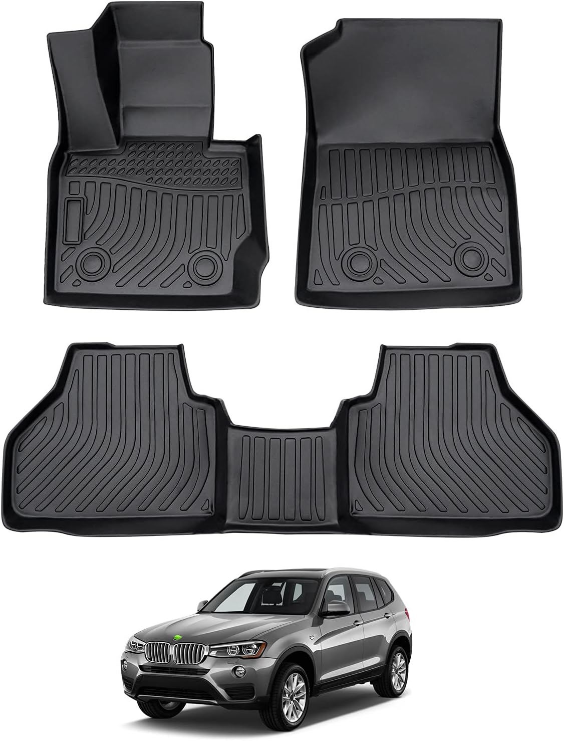 Custom Fit All Weather Floor Mats for BMW X3 F25 2011-2017