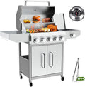BESTFIRE 68,000 BTU 6-Burner Propane Grill - High-Heat Stainless BBQ