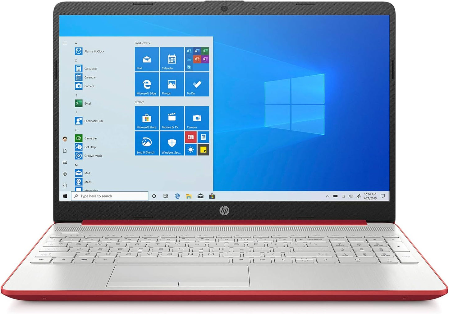 HP 15.6in Laptop with Intel Pentium Quad-Core N5000 Performance