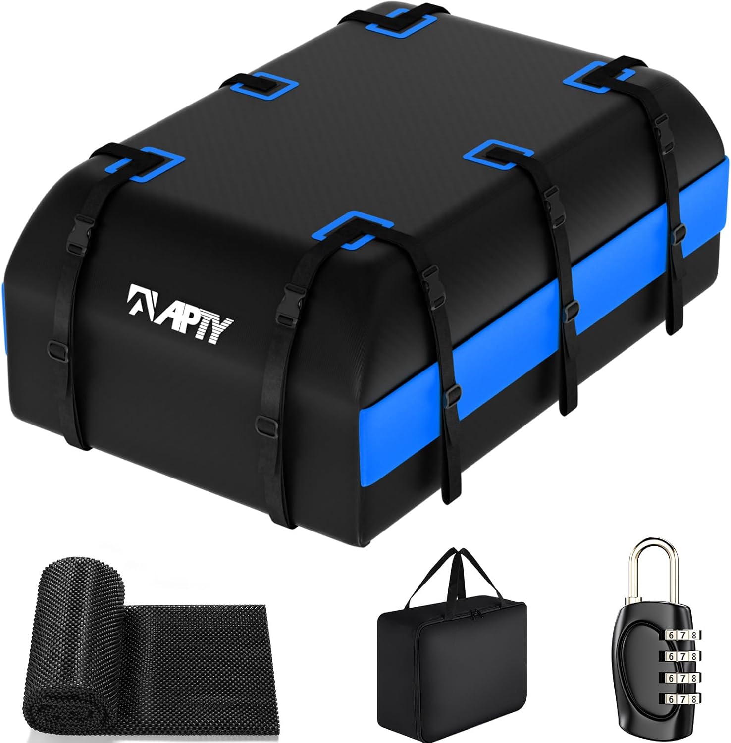 21 Cubic Feet Rooftop Cargo Bag Carrier for All Vehicles