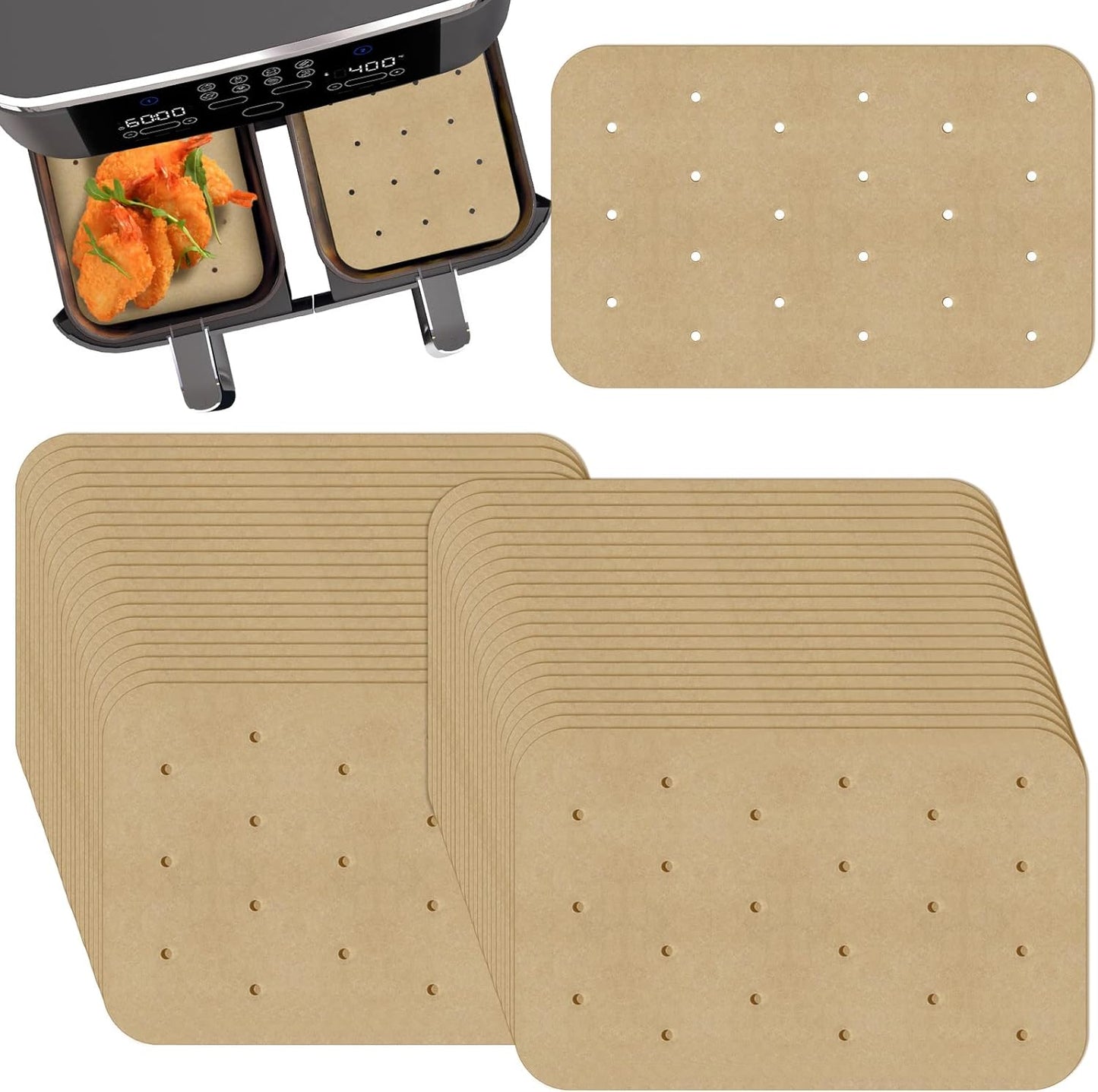 Ninja Foodi-Compatible Parchment Liners - 200 Sheets