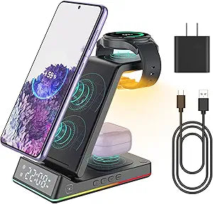 Catlyn Wireless Charging Station for Samsung: 5 in 1 Charger
