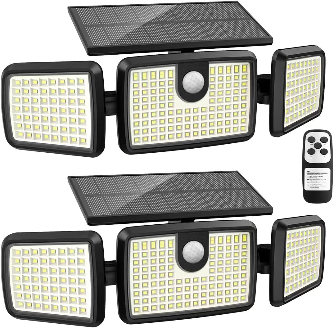 Solar Lights Outdoor with Quick Charge and 232 LEDs for Deck