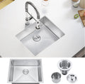 23 Inch Undermount Kitchen Sink - Single Bowl Nano Coating