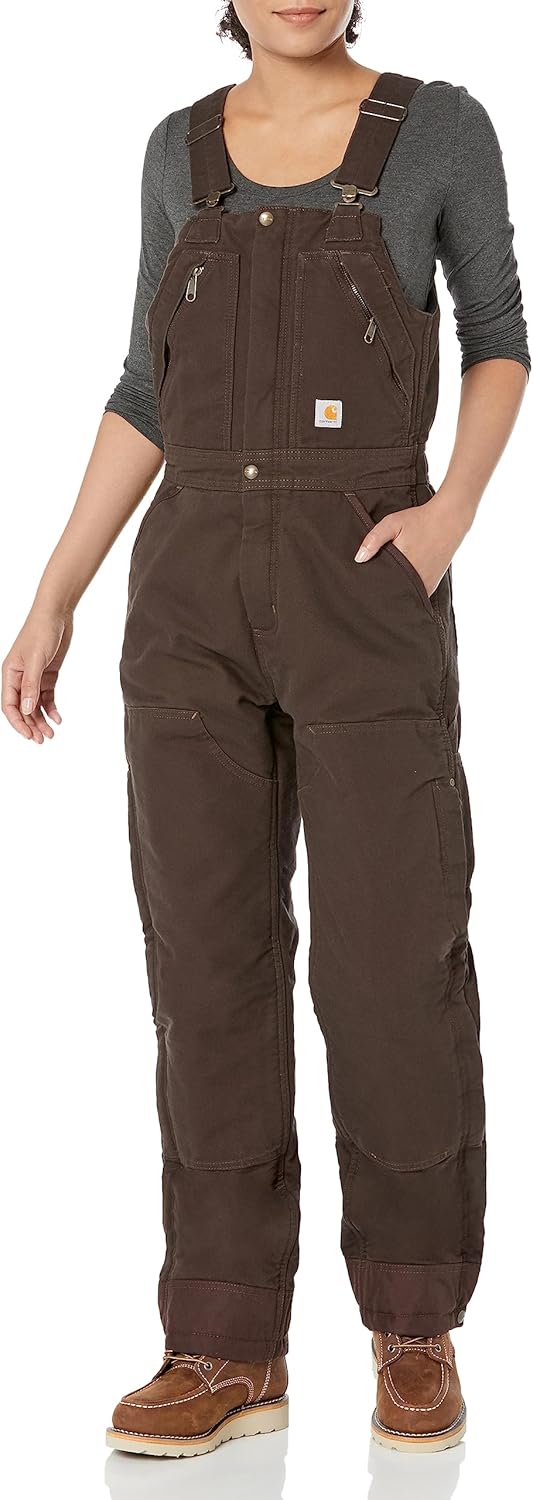 Carhartt Women's Loose Fit Washed Duck Insulated Biberall Review