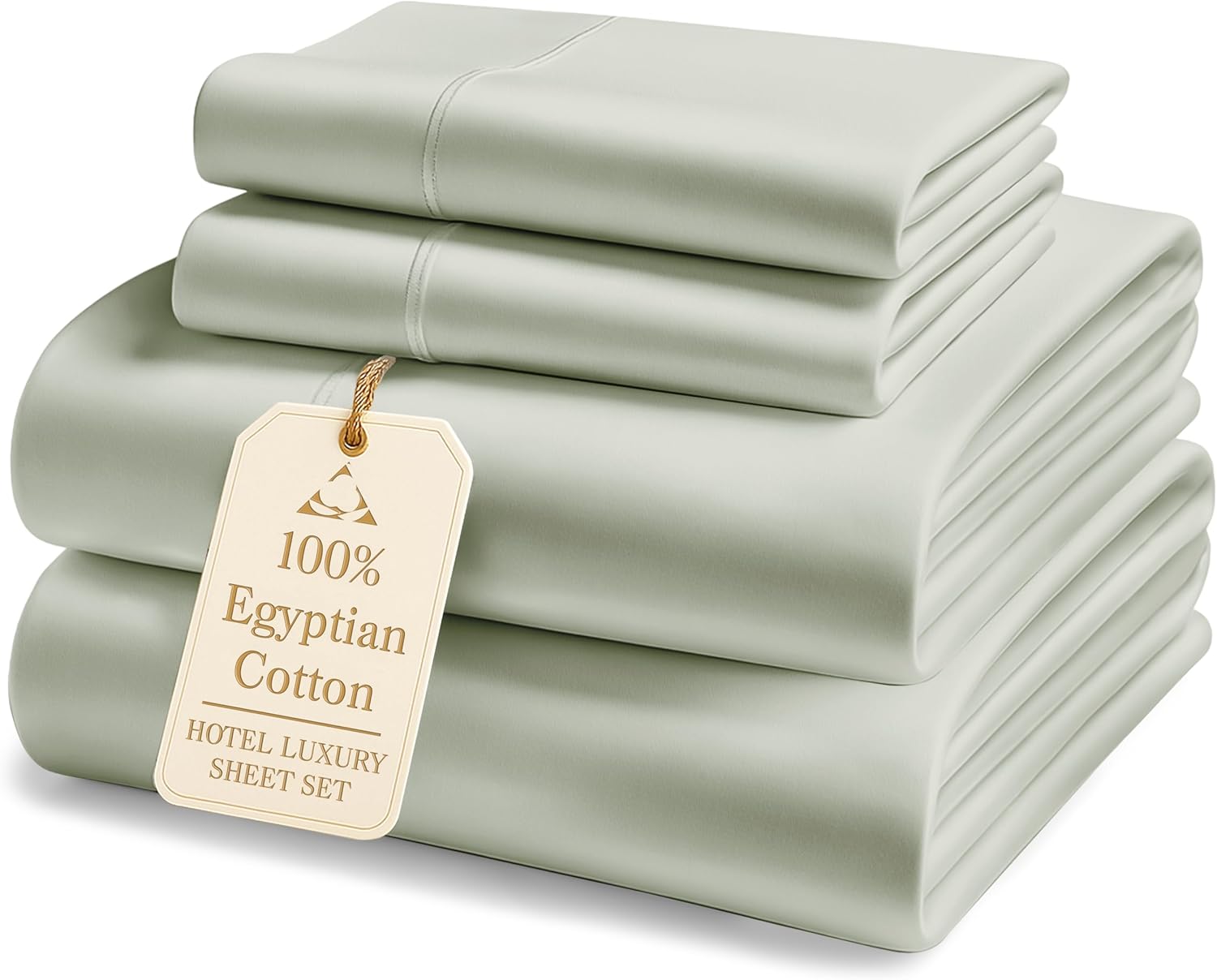 100% Egyptian Cotton California King Bed Sheets Set - Soft & Comfy