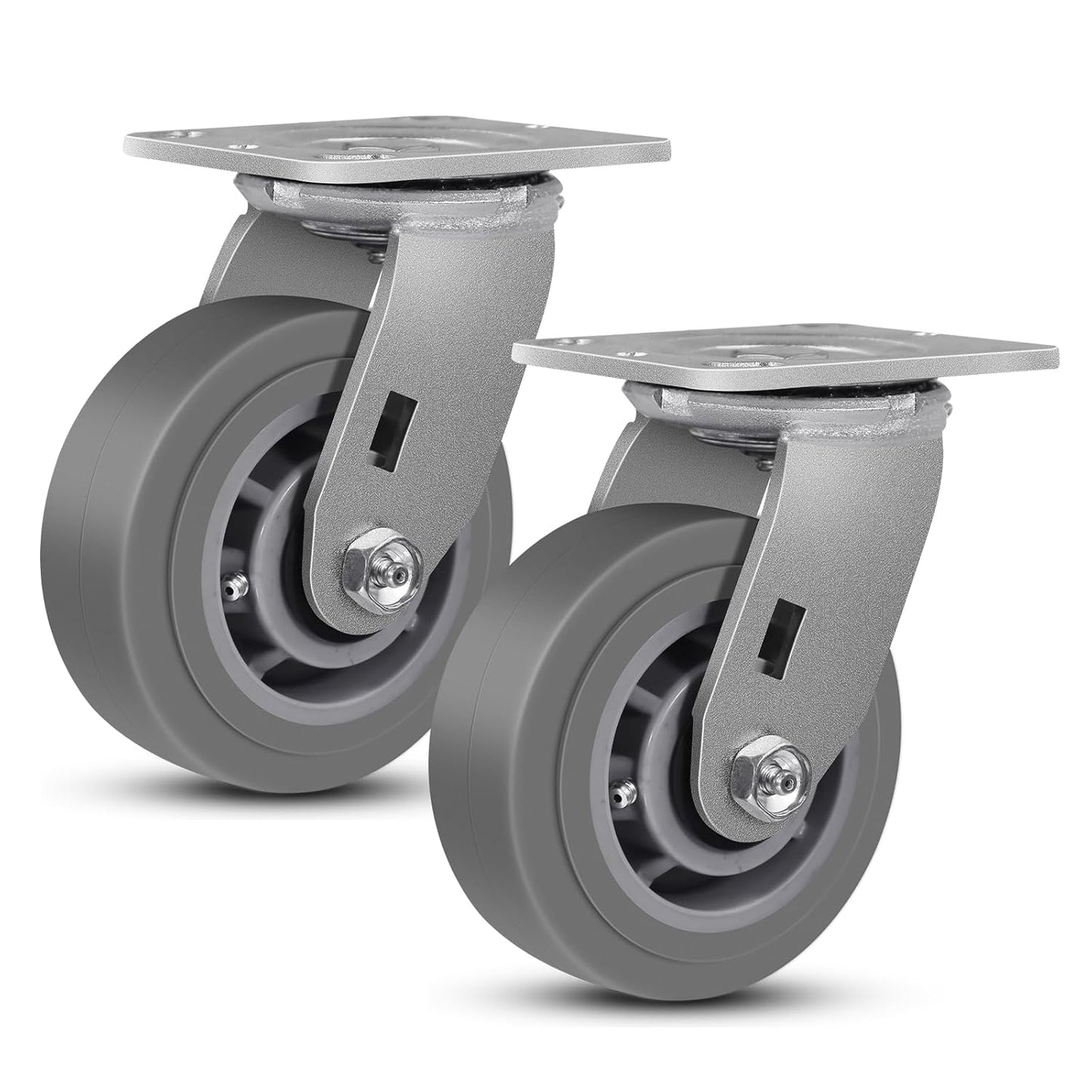 5 Inch Heavy Duty Swivel Casters for Furniture and Toolboxes