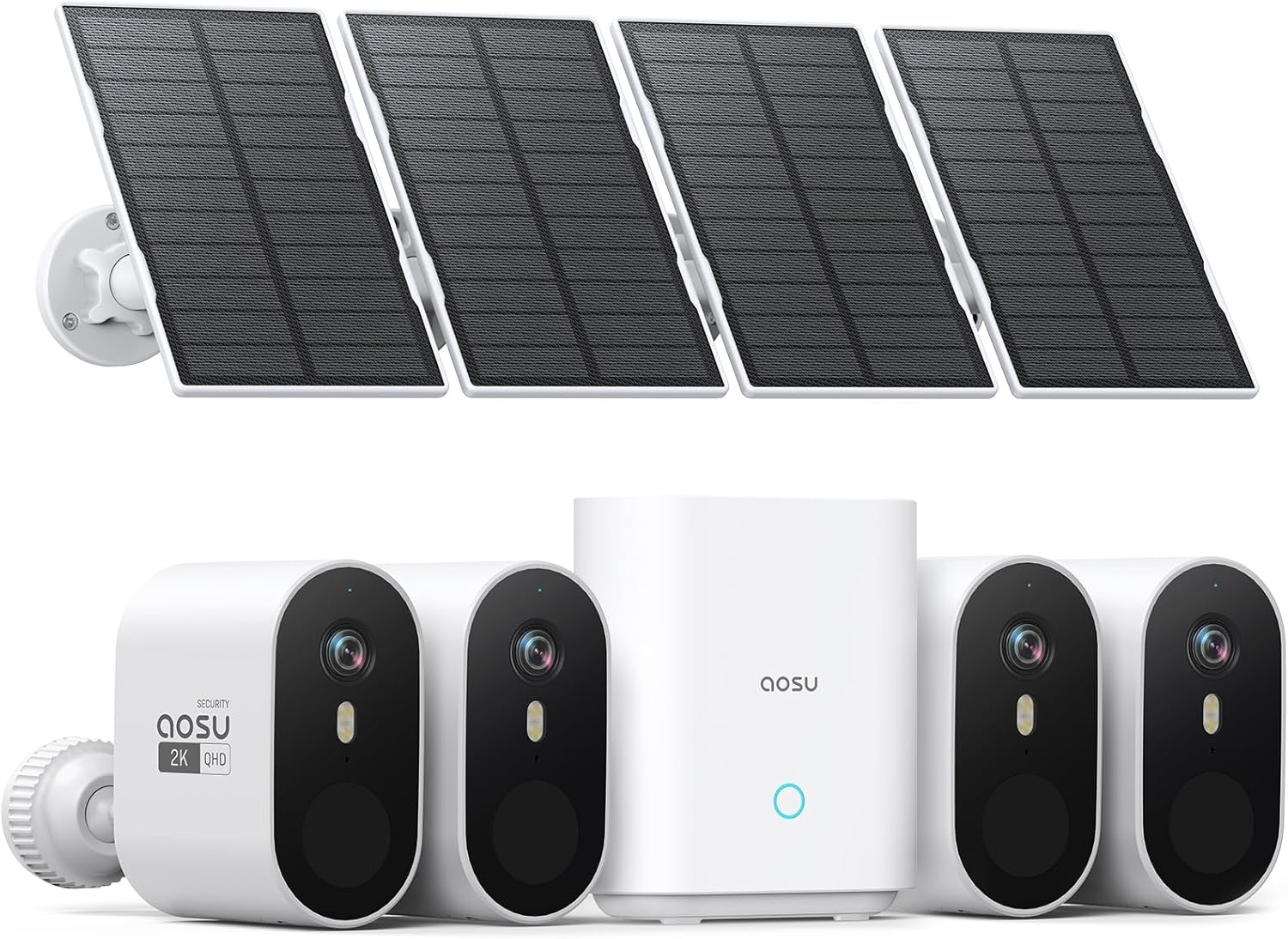 2K QHD Solar Security Cameras Wireless Outdoor System Review