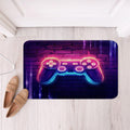 Feelyou Kids Boys Gamer Bath Mats Pink Purple 20in x 32in - Fun Gaming