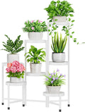 Plant Stand Indoor Outdoor 7 Tier Corner Metal Shelf - Space-Saving