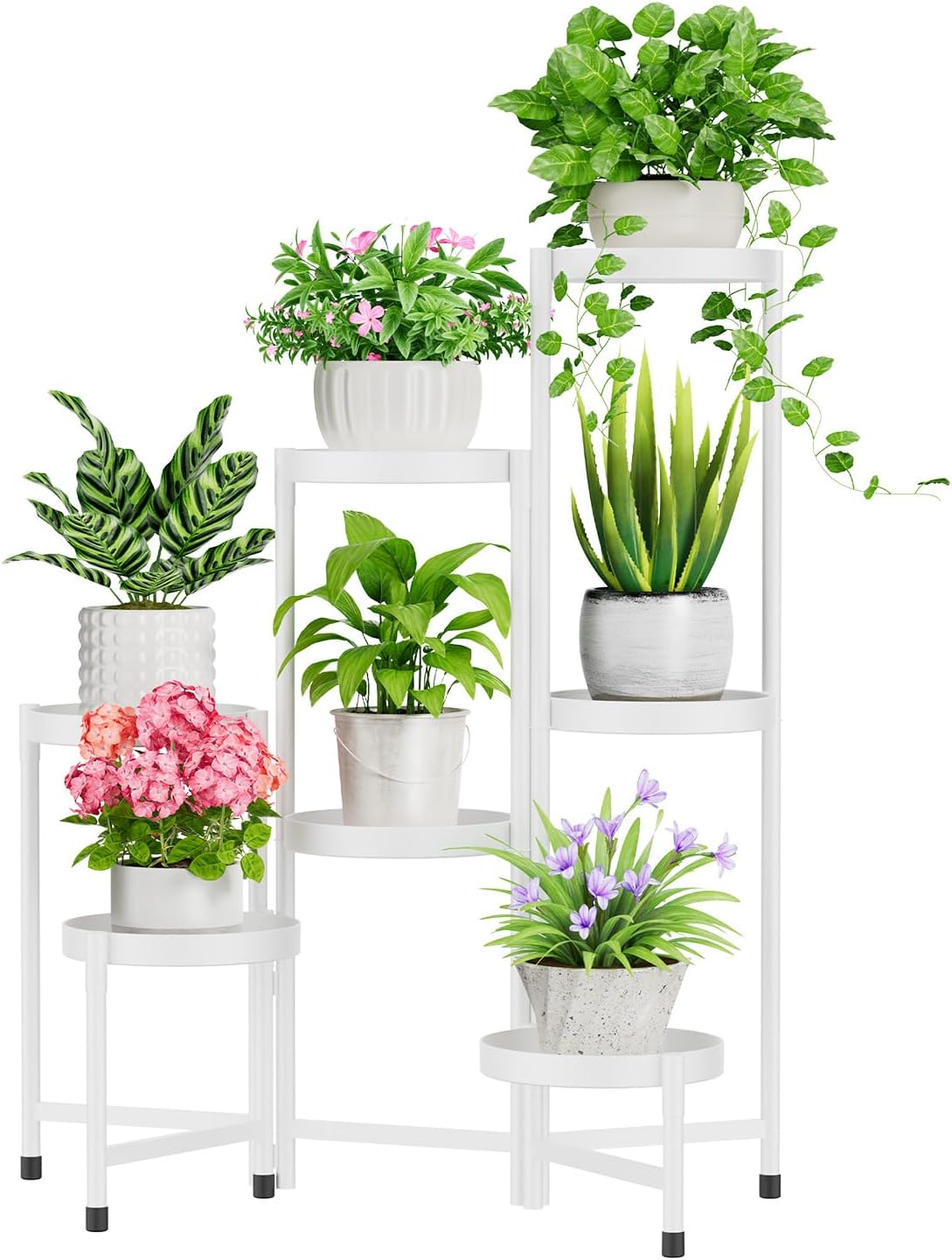 iDavosic.ly Plant Stand Indoor Outdoor for Flower Display