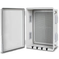 Electrical Junction Box Grey Cover 15.7x11.8x7.1 in - Ventilated IP65