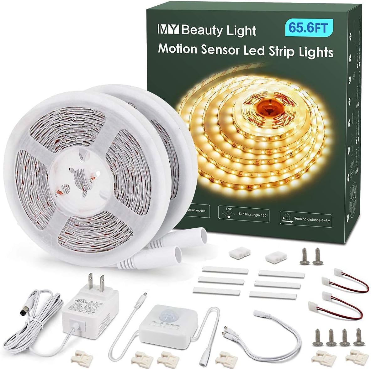 MY BEAUTY LIGHT Motion Activated LED Strip Lights for Home Use