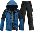 Men's Waterproof Ski Suit Two Piece Insulated Snowboard Set - Warm