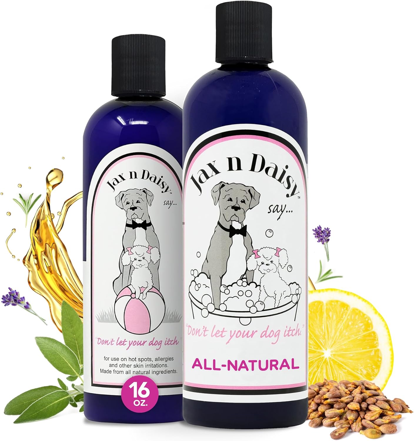 Itch Relief Shampoo and Lotion for Dogs - Sensitive Skin Care