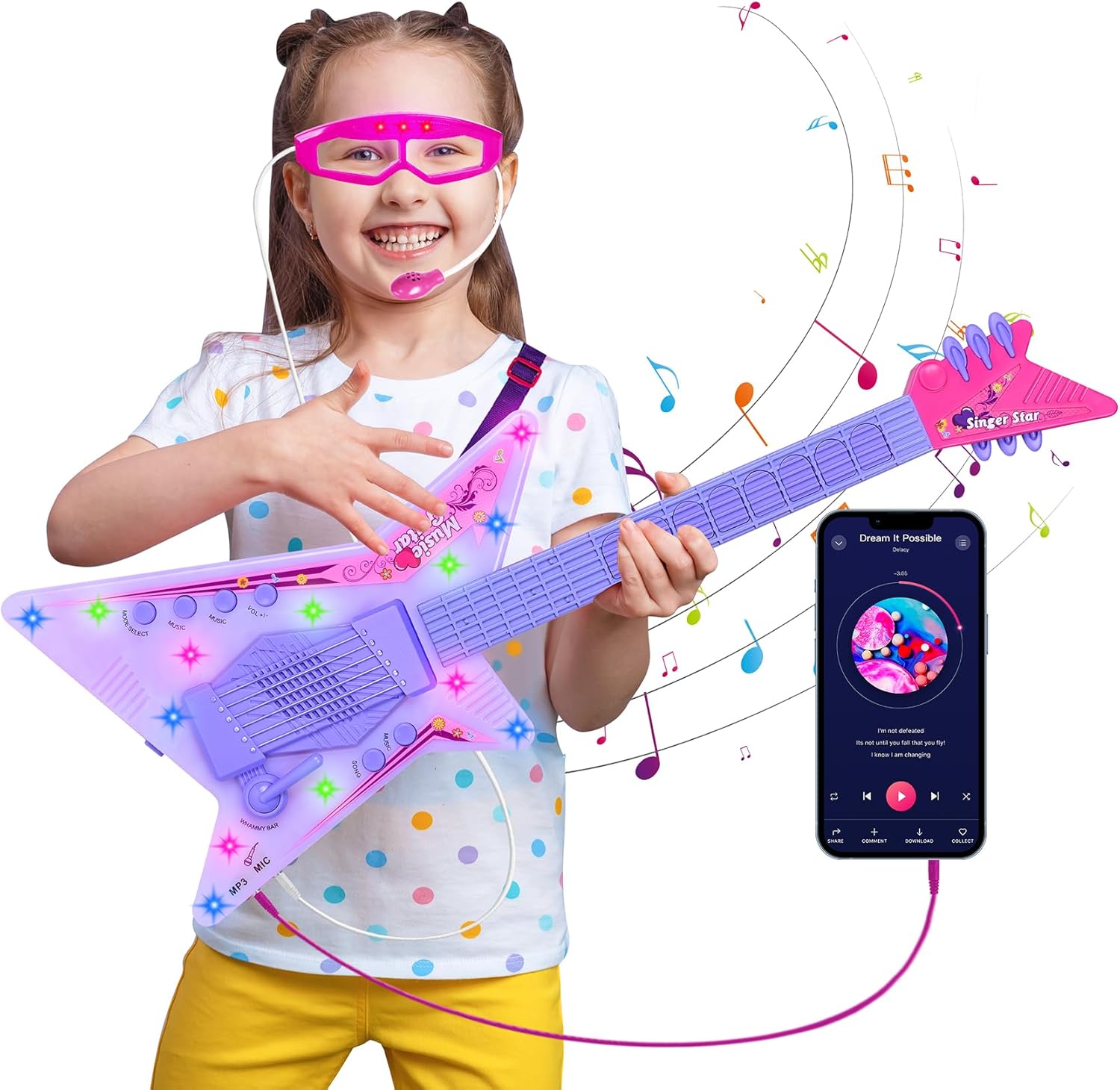 Karaoke Fun Set for Kids - Music&Light, Educational Toy