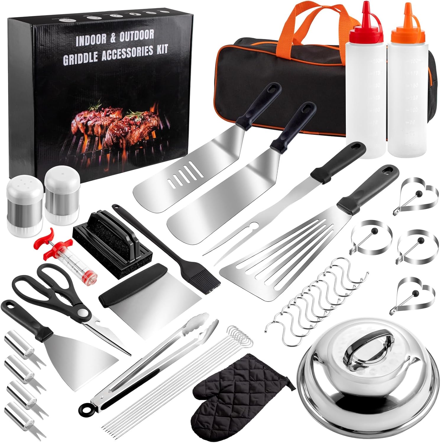 Supernal 45pcs Blackstone Griddle Accessories for Grill Lovers