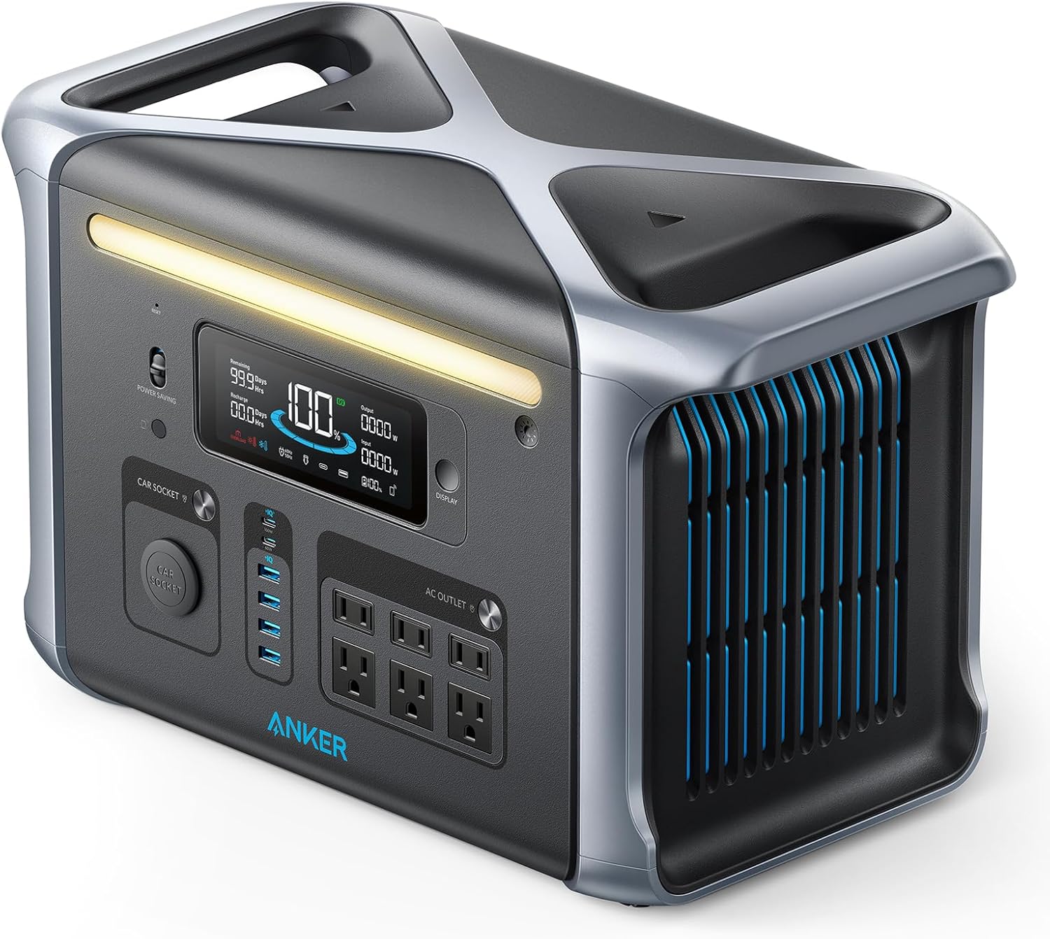 Anker SOLIX F1200 Power Station: Portable 1800W Solar Generator