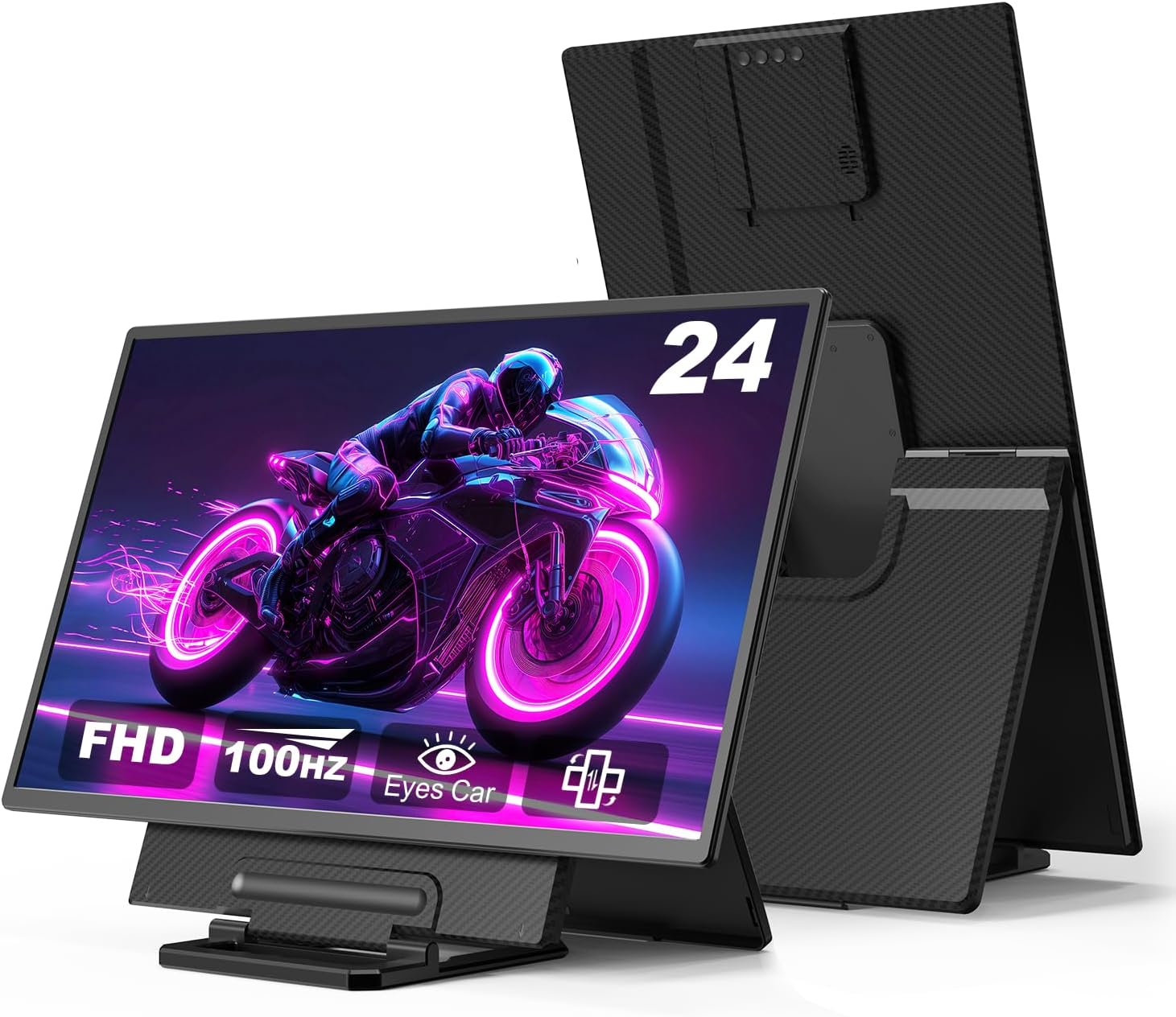 24 Inch Large Portable Monitor for Gaming and Office Use